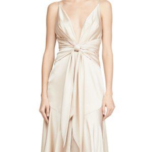 NWT Fame and Partners Light nude evening gown